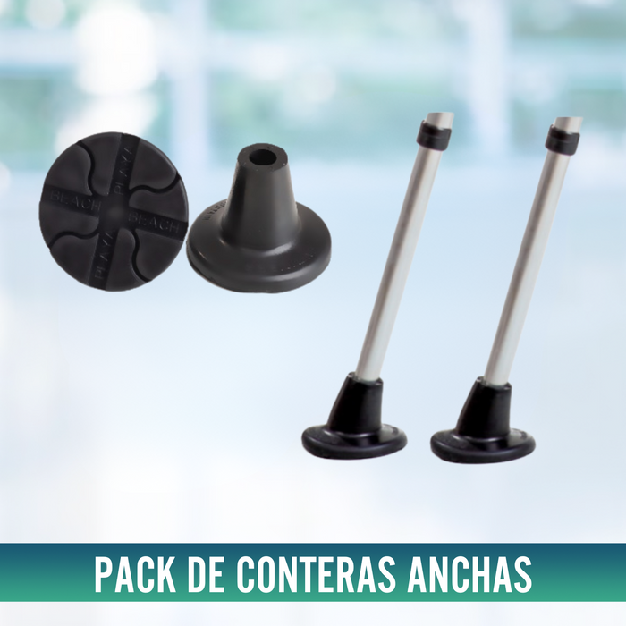 Muletas Regulables con Conteras Anchas