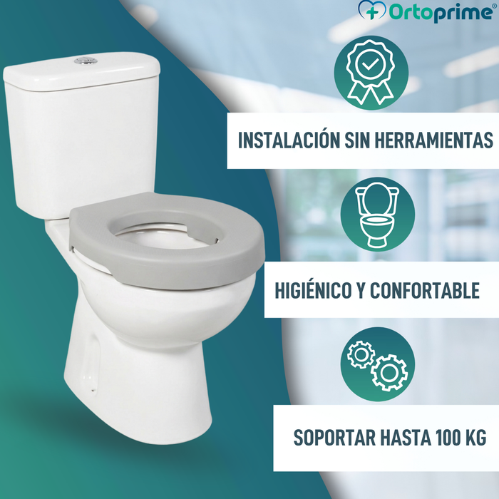 Elevador WC Blando 3 cm Gris