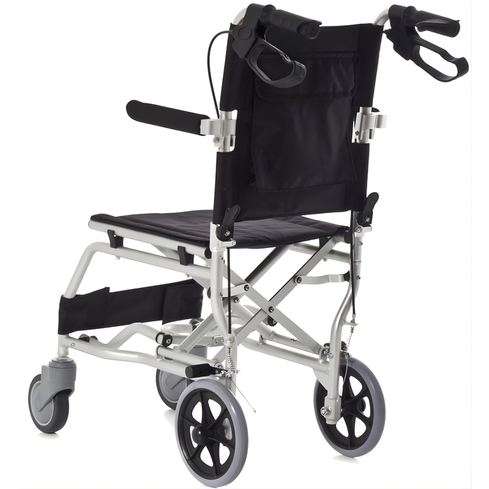 Silla de Ruedas Pequeña Aluminio Super ESTRECHA | Perfecta para Viajar