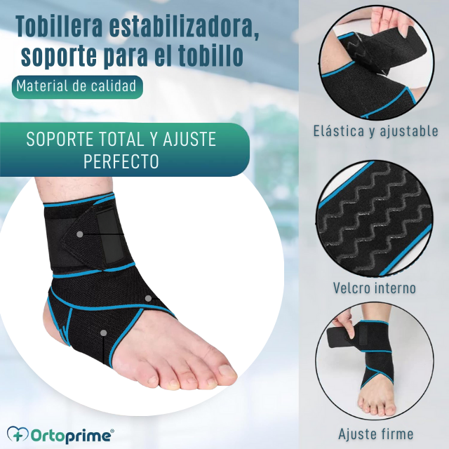 Tobillera Deportiva Ajustable | Estabilizadora Esguince Tendinitis
