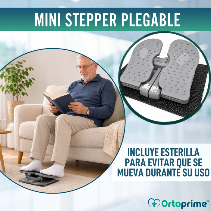 Mini Stepper Plegable para Personas Mayores | Pedales Estáticos