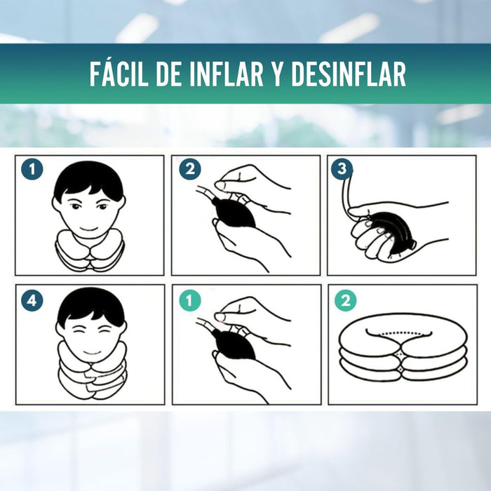 Dispositivo para Tracción Cervical Cojín con Bomba