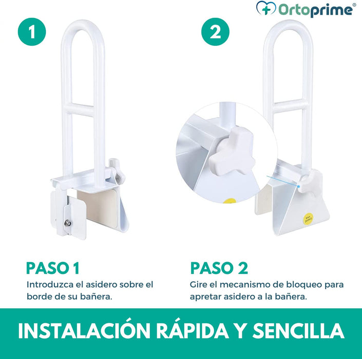 Asidero de Bañera | Barra de Sujeción Anticaidas