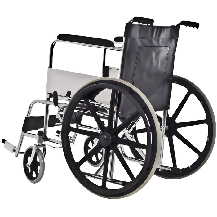 Silla de Ruedas con Asiento WC acolchado
