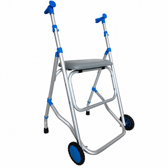 Andador de Aluminio Plegable con Asiento