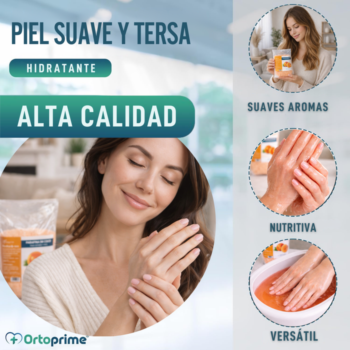 Parafina de Rehabilitación para Manos y Pies 1000ml | Melocotón