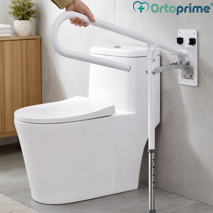 Barra Asidero de Baño Abatible con Pata | Baño Adaptado