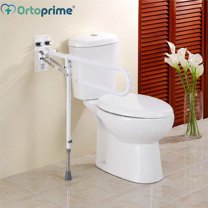 Barra Asidero de Baño Abatible con Pata | Baño Adaptado