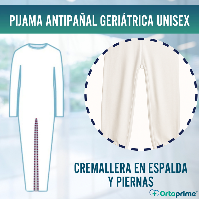 Pijama Antipañal Manga Larga | Pijama Doble Cremallera Unisex