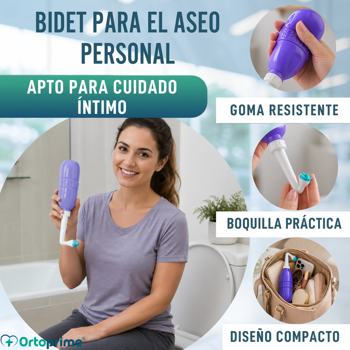 Bidet Portátil de Higiene Íntima para Viaje Unisex | 400 ml