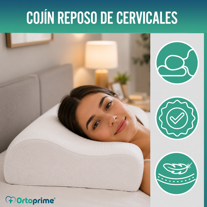 Almohada Viscoelástica Cervical | Apoyo Efectivo