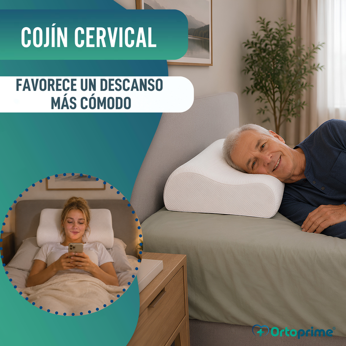 Almohada Viscoelástica Cervical | Apoyo Efectivo