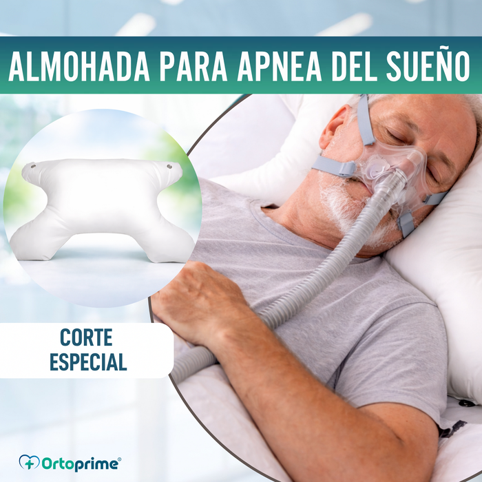 Almohada CPAP Ortopédica para Máscara Respiratoria