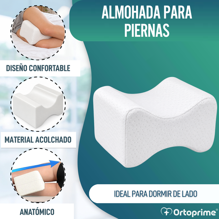 Almohada para Piernas | Cojín para Dormir de Lado Confort