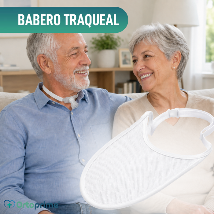 Babero Higiénico Especial para Traqueotomía | Caja 10 Unidades