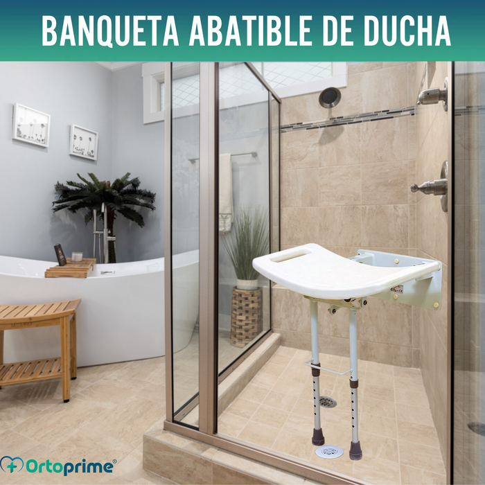 Asiento Abatible de Pared para Duchas | 2 Variantes