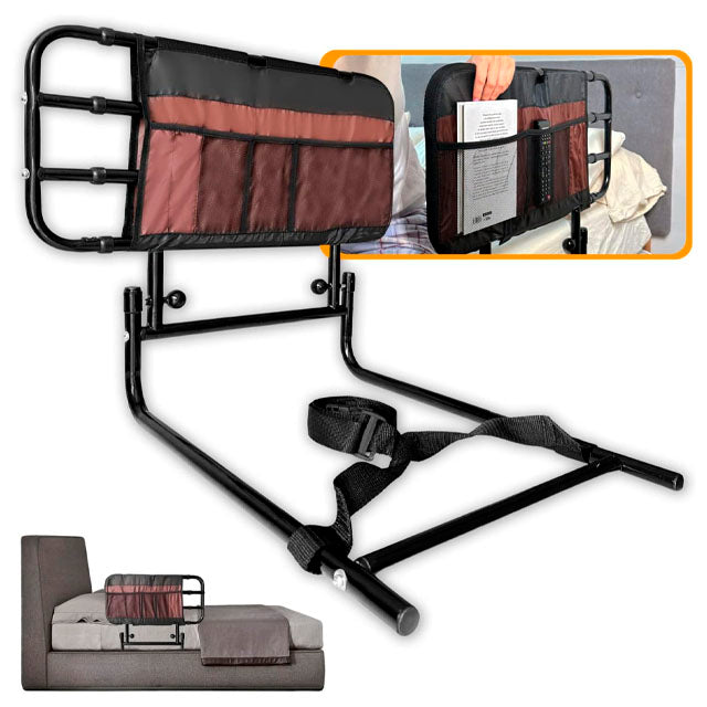Barandilla Extensible con Sistema Abatible Plegable para Cama