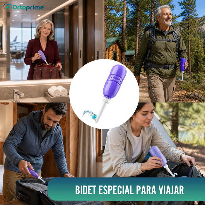Bidet Portátil de Higiene Íntima para Viaje Unisex | 400 ml