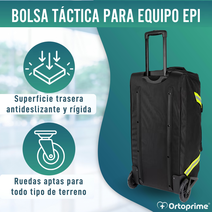Bolsa Trolley Profesional de Bombero con Ruedas EPI
