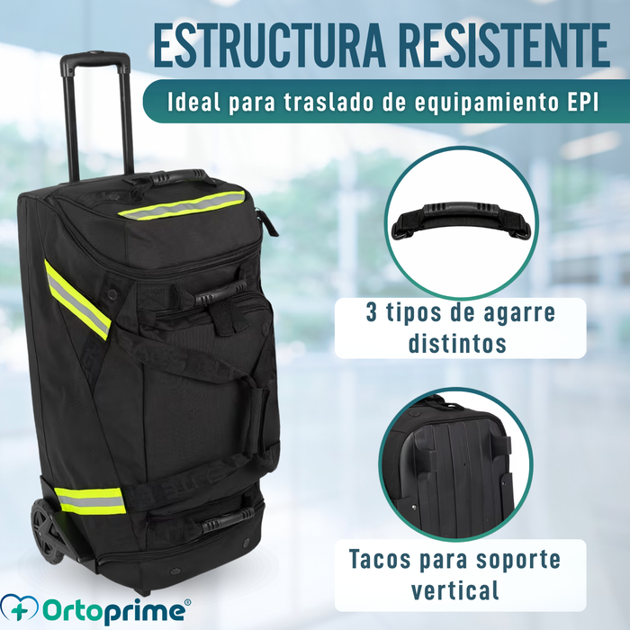Bolsa Trolley Profesional de Bombero con Ruedas EPI