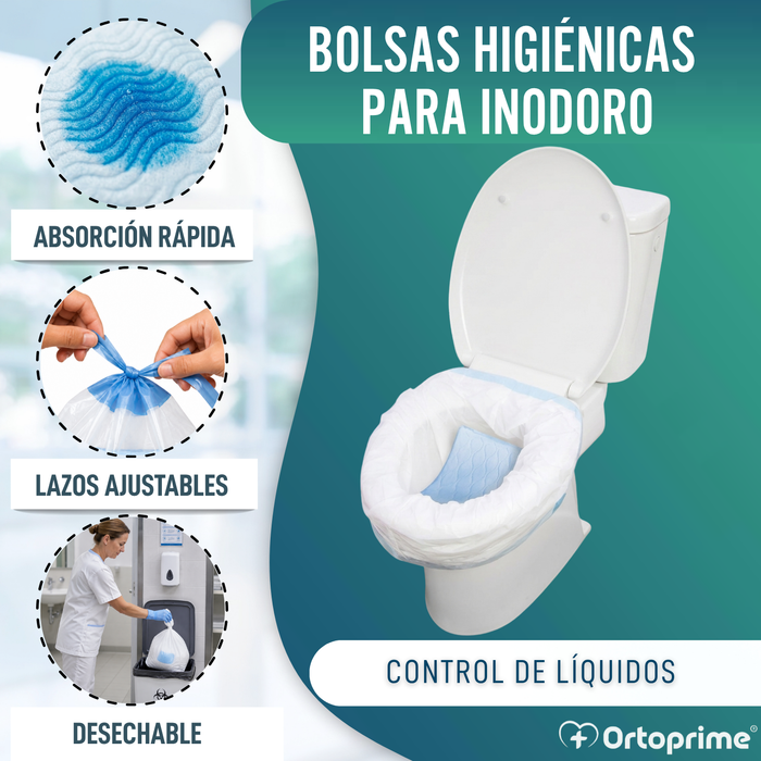 Bolsas Higiénicas Desechables para Inodoro | 20 Unidades