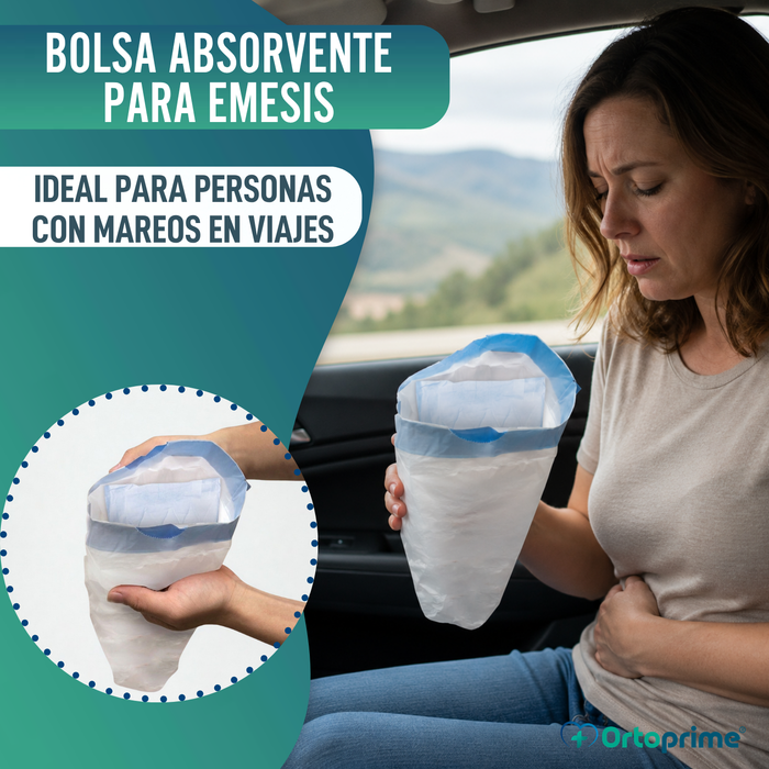 Bolsas Higiénicas Desechables Vomitorias | Pack 20 Unidades