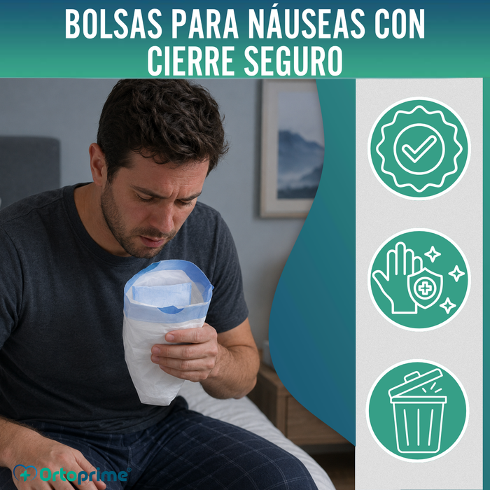 Bolsas Higiénicas Desechables Vomitorias | Pack 20 Unidades