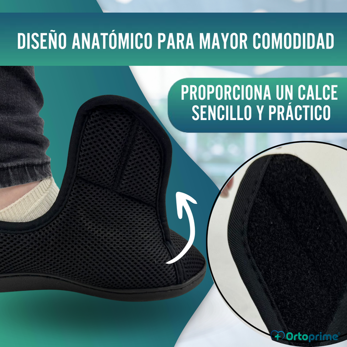 Zapatillas Ortopédicas Mujer y Hombre Pies Hinchados Transpirable