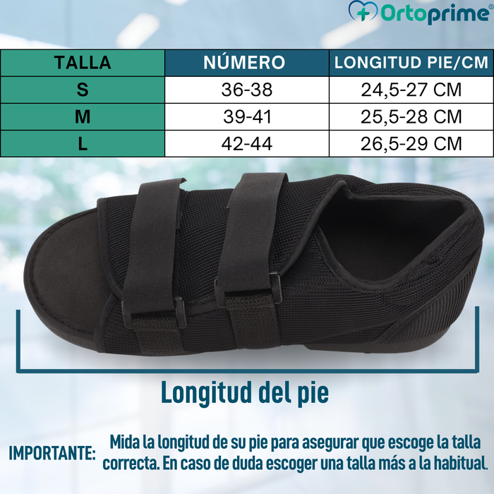 Zapato Postquirúrgico Suela Plana | Calzado Horma Bilateral