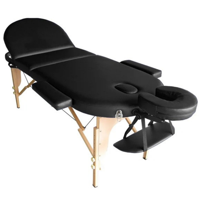 Camilla Profesional Fisioterapia Plegable de Madera 3 Cuerpos