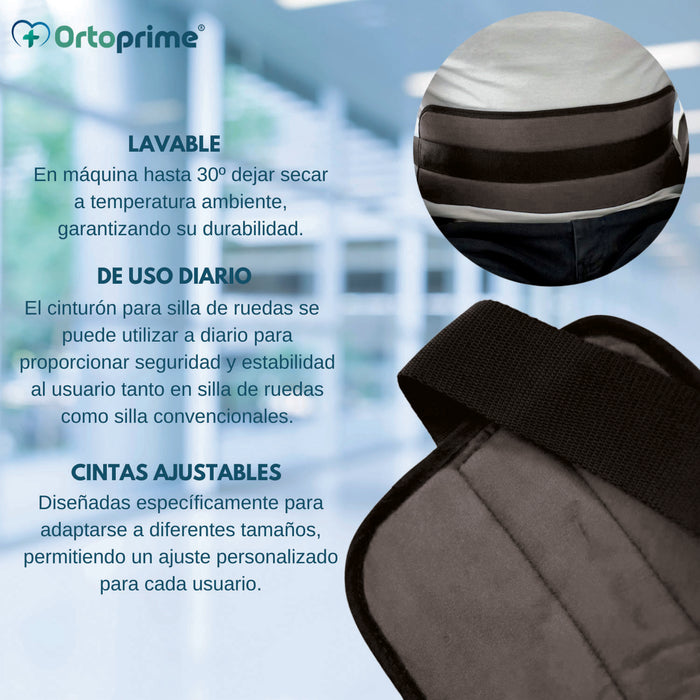 Cinturón Abdominal Silla de Ruedas Confort