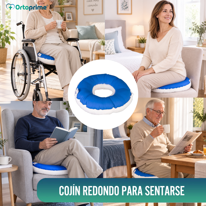 Cojín Antiescaras Redondo Algodón