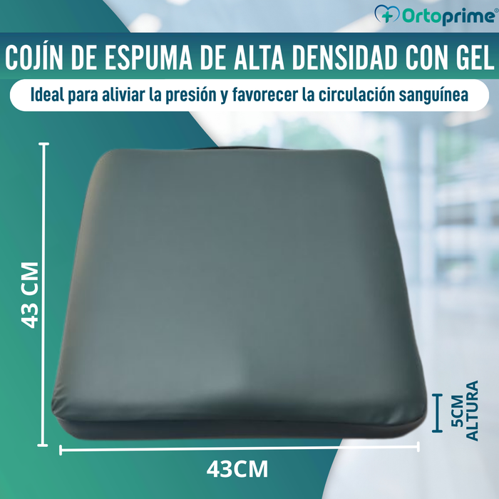 Cojín Antiescaras Visco Gel Cuadrado 85 kg/m3 | Impermeable