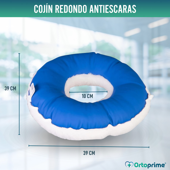 Cojín Antiescaras Redondo Algodón