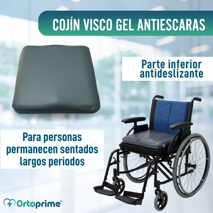 Cojín Antiescaras Visco Gel Cuadrado 85 kg/m3 | Impermeable