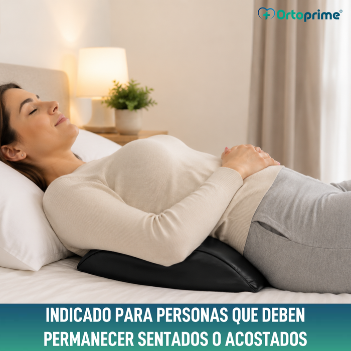 Cojín de Espuma Viscoelástica Lumbar | Negro