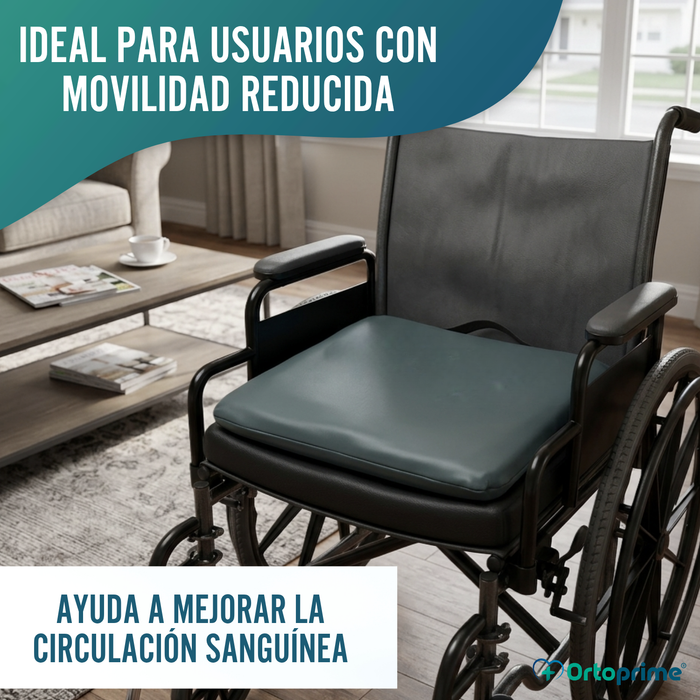 Cojín Antiescaras Visco Gel para Silla de Ruedas 85 kg/m3