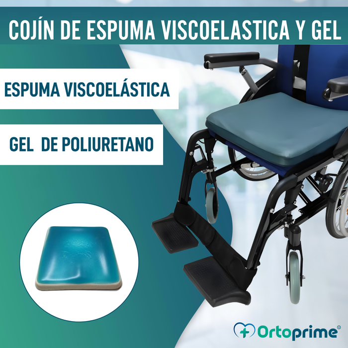 Cojín Antiescaras Visco Gel Cuadrado 85 kg/m3 | Impermeable