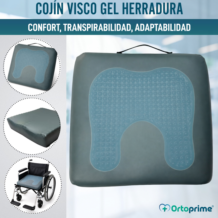 Cojín Antiescaras Visco Gel Herradura 85 kg/m3 Impermeable