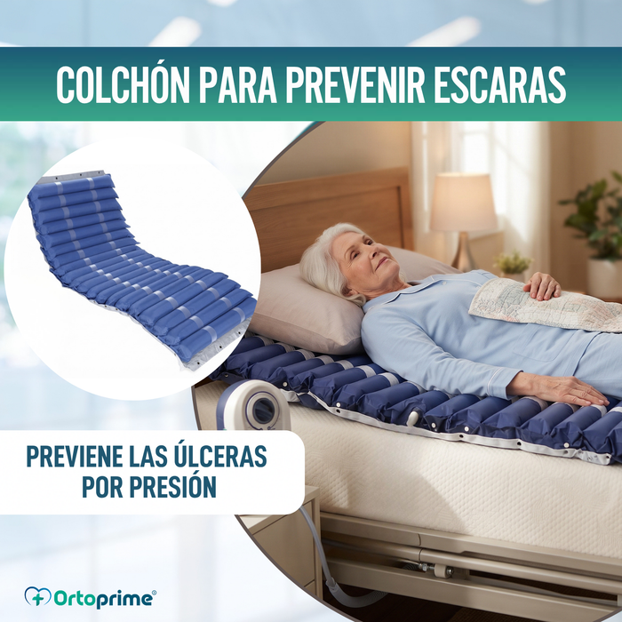 Colchón Antiescaras Celdas Intercambiables Compresor PROTECTIVE