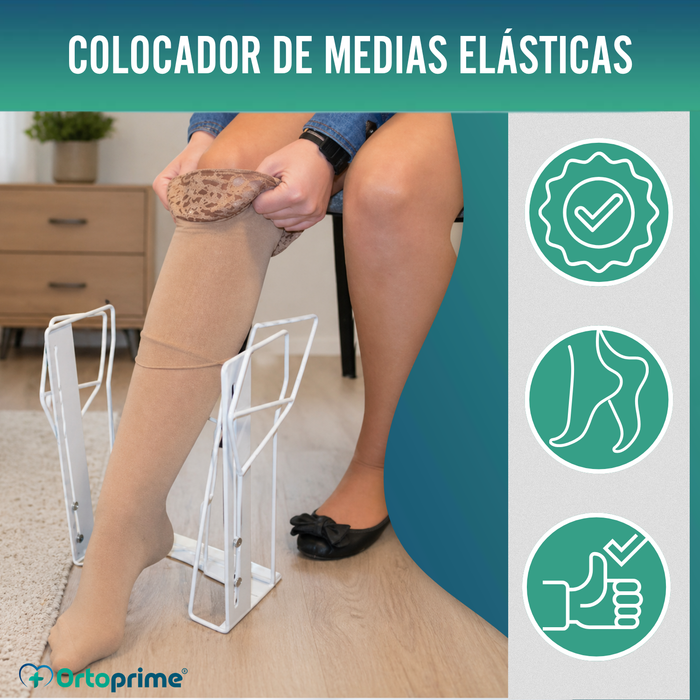 Calzador Medias de Compresión y Calcetines | Ayuda Plegable