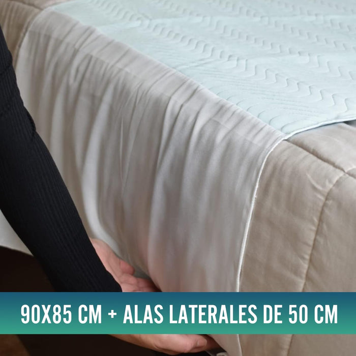 PACK 2 Empapadores Absorbentes Eco Lavables Cama 90cm 3,15 Litros/m2