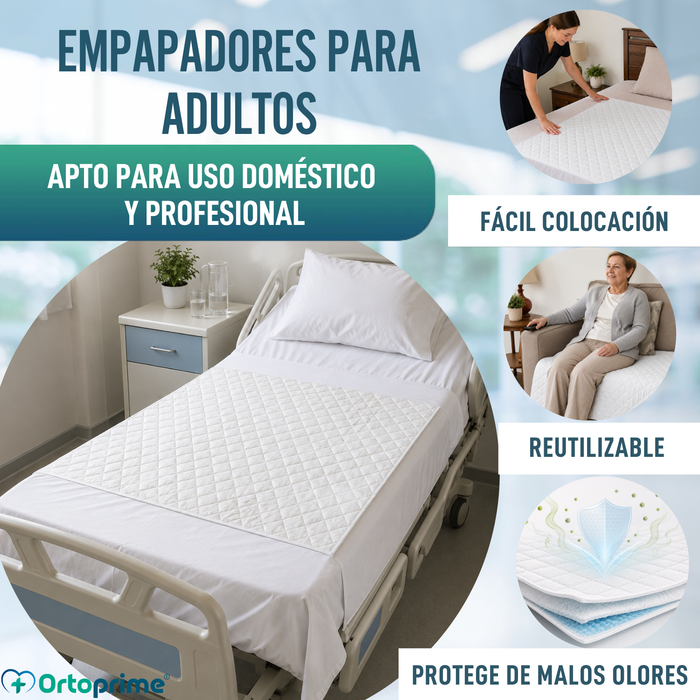 PACK 2 Empapadores Super Absorbentes Cama 135 cm 4,65 Litros/m2