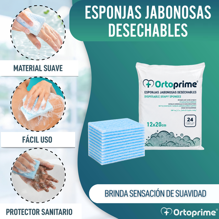 Esponjas Jabonosas Desechables Caja 1800 Unidades