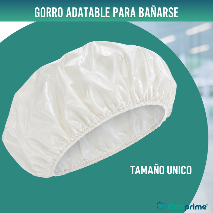 Gorro de Baño Reutilizable Lavable y Transpirable | Talla Única