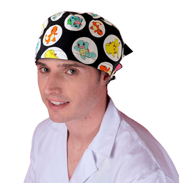 gorros-quirurgicos-pokemon-negro-ortoprime