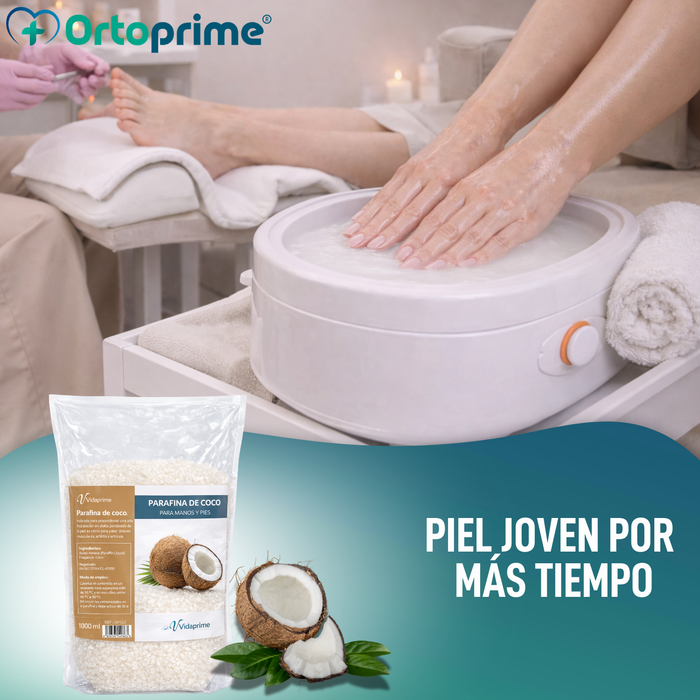 Parafina Antioxidante de Rehabilitación para Manos y Pies | Coco