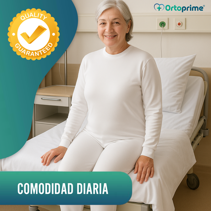 Pijama Antipañal con Cremallera | Manga Larga