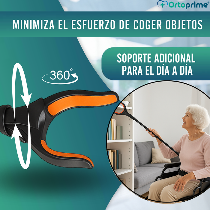 Pinza Recoge Objetos con Imán y Luz LED | Alcanzador Plegable
