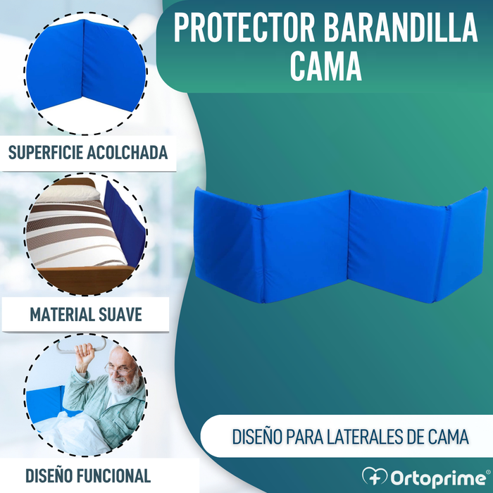 Protector Acolchado de Barandilla Cama Anti-caídas